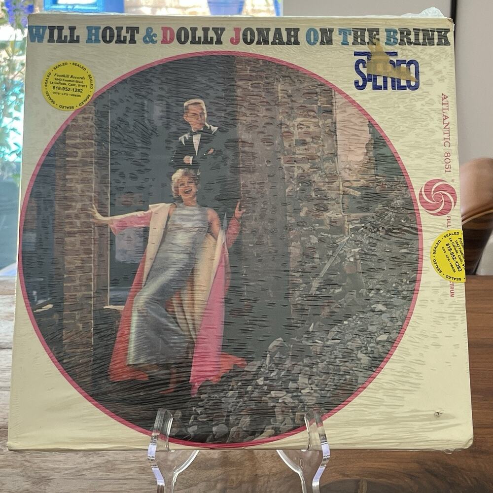 Will Holt & Dolly Jonah On The Brink Vinyl LP 1961 Atlantic SD 8051 Sealed